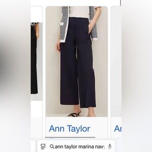 Ann Taylor NAVY Wide-Leg Pants